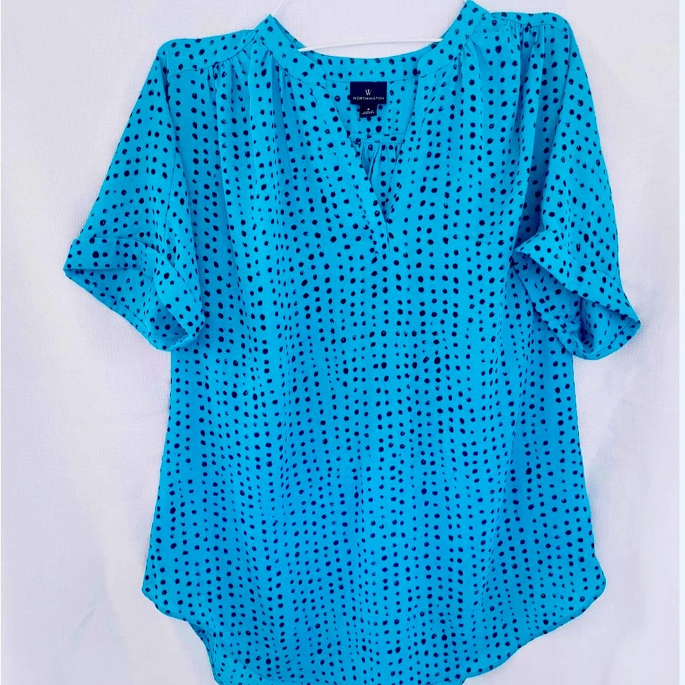 Worthington Size Small Blueish turquoise and Black.